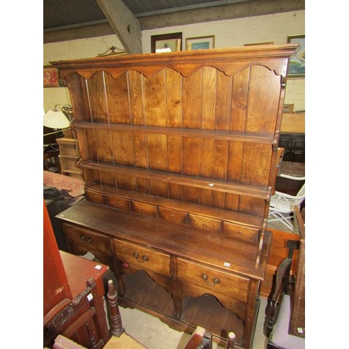 514 - REPRODUCTION OAK DRESSER