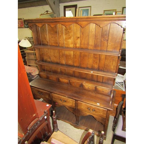 514 - REPRODUCTION OAK DRESSER