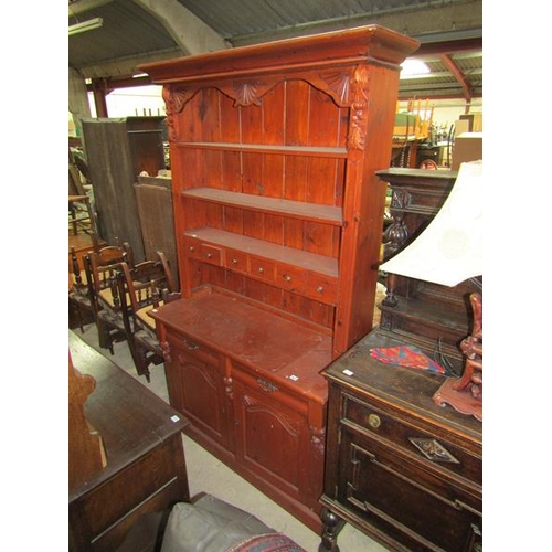 527 - STAINED PINE DRESSER