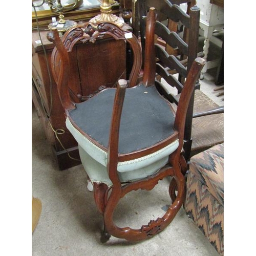 608 - TWO VICTORIAN DINING CHAIRS