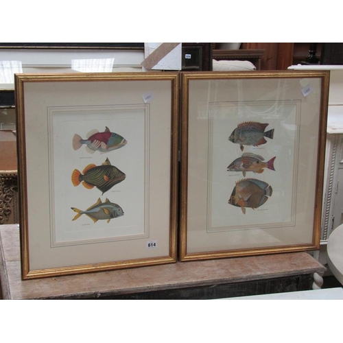 614 - TWO FISH PRINTS