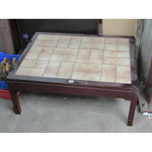 636 - TILE TOP TABLE