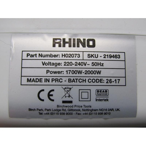 1 - RHINO FAN HEATER