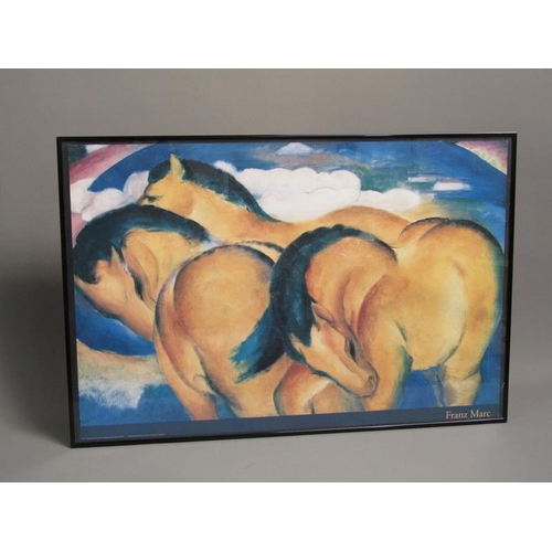 15 - FRAMED POSTERS - FRANS MARC & EMI PAUL MACARTNEY