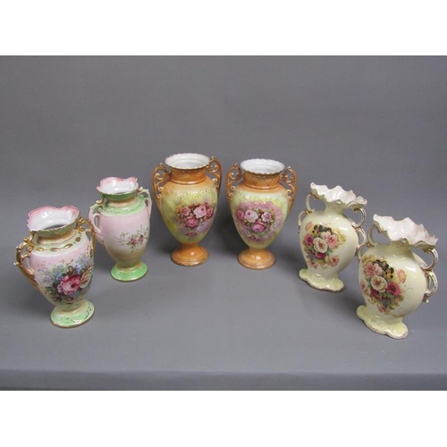 3 - COLLECTION OF TRANSFER PRINTED VASES