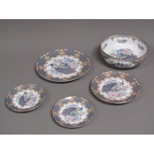 65 - ORIENTAL PORCELAIN PLATES; BOWL