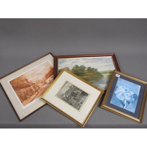 121 - QTY OF FRAMED PRINTS TO INLC AFTER DEGAS