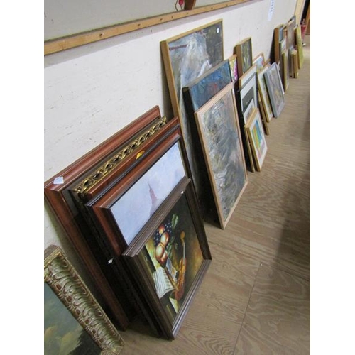 126 - LARGE COLLECTION OF OLIVE VAN KLAVEREN ARTWORK - OILS, WATERCOLOURS & PRINTS