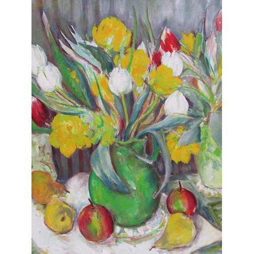 126 - LARGE COLLECTION OF OLIVE VAN KLAVEREN ARTWORK - OILS, WATERCOLOURS & PRINTS