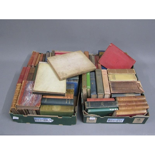 163 - TWO BOXES OF ANTIQUE AND VINTAGE BOOKS