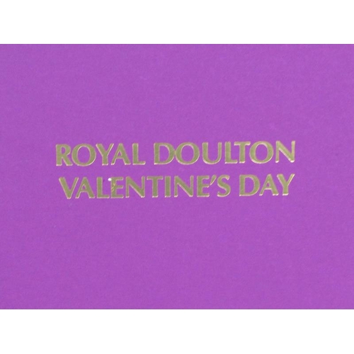 217 - ROYAL DOULTON VALENTINES DAY PLATES