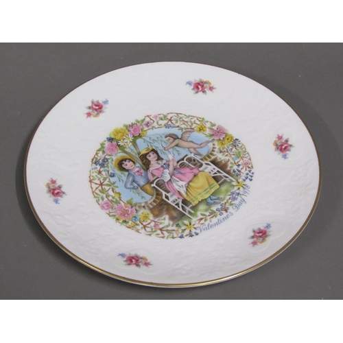 217 - ROYAL DOULTON VALENTINES DAY PLATES