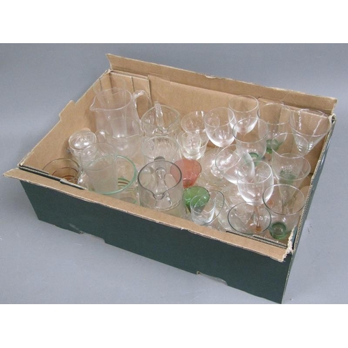 243 - BOX OF GLASSWARE TO INC. WINES