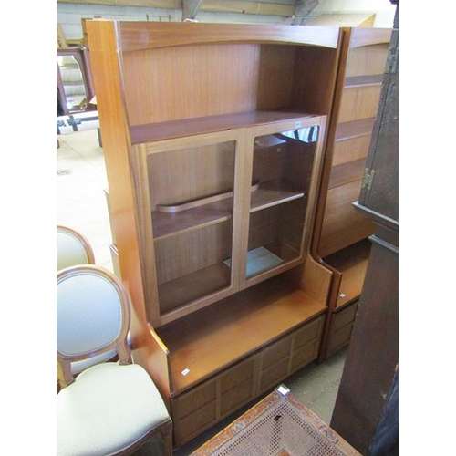 377 - G PLAN TEAK WALL UNIT