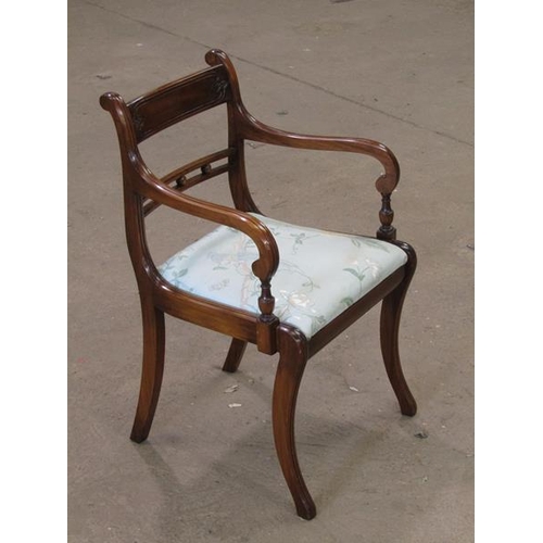 347 - SIX REGENCY STYLE DINING CHAIRS