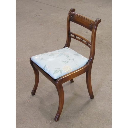 347 - SIX REGENCY STYLE DINING CHAIRS