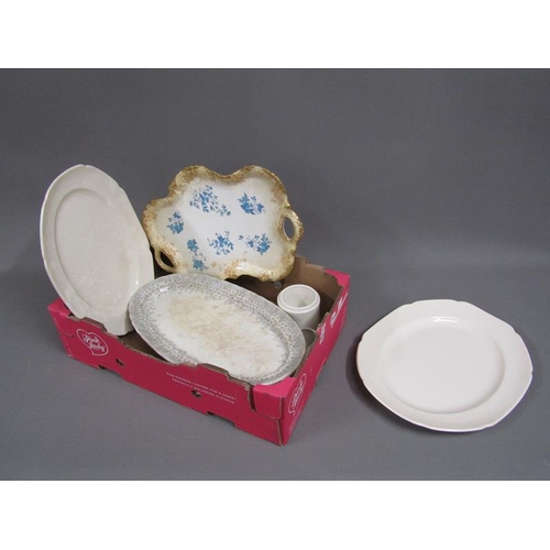 252 - BOX; CERAMICS, TABLEWARES, PLATTERS ETC.