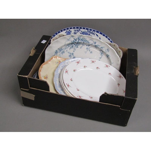 269 - BOX; TRANSFER PRINTED MEAT PLATTERS