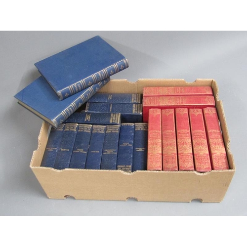 271 - BOX MIXED BOOKS, WORLDS GREAT CLASSICS AND MASTERPIECE LIBRARY OF SHORT STORIES