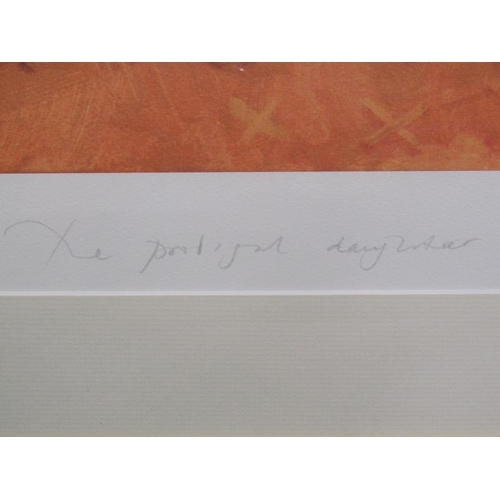 1006 - SIGNED INDISTINCTLY - THE PRODICAL DAUGHTER, LIMITED EDITION COLOURED PRINT, 57/180, F/G, 66CM X 64C... 