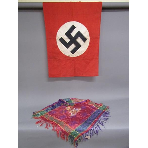 1123 - WW2 GERMAN FLAG, 96CM W