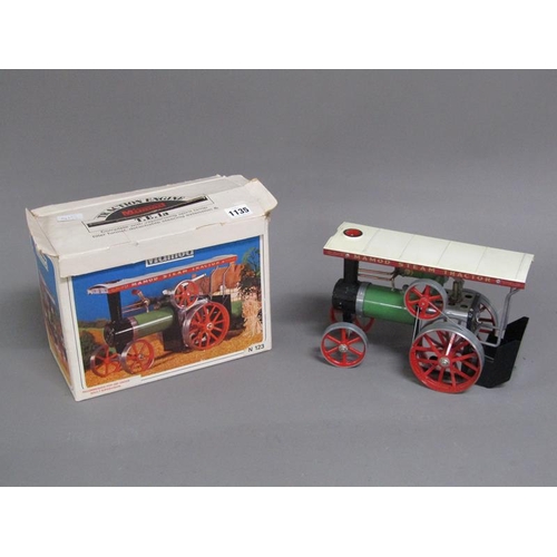 1135 - TWO MAMOD TRACTION ENGINES - ONE BOXED, 26CM W