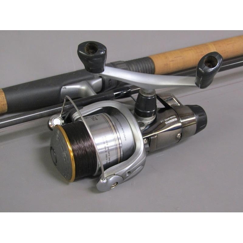 1158 - FISHING RODS, REELS AND CASES TO INCL SHIMANO SUPER 2500GT-RA