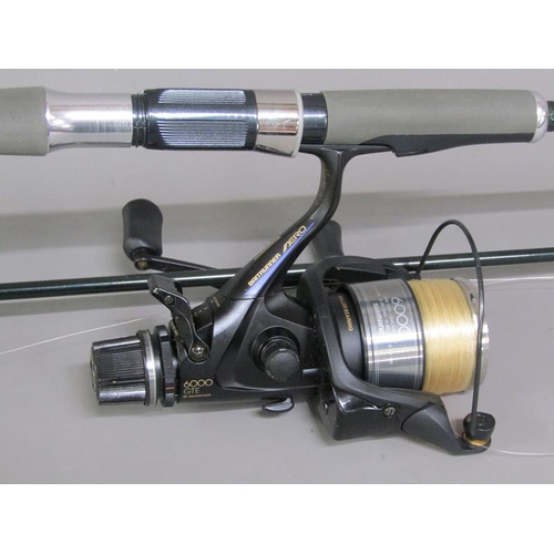 1158 - FISHING RODS, REELS AND CASES TO INCL SHIMANO SUPER 2500GT-RA