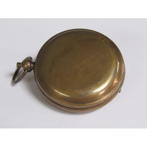 1240 - BRASS COMPASS IN CASE