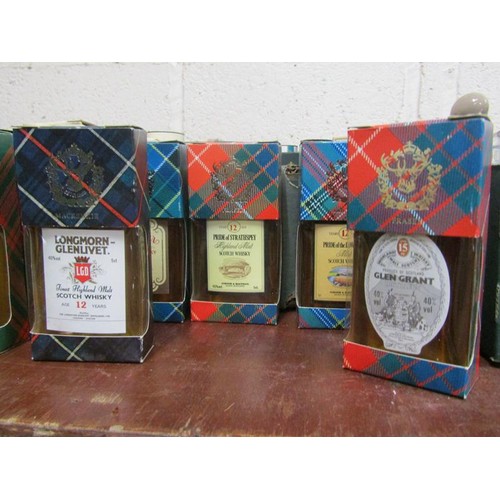 283 - TWO BOXES OF LIQUEUR AND WHISKY MINIATURES - SOME BOXED