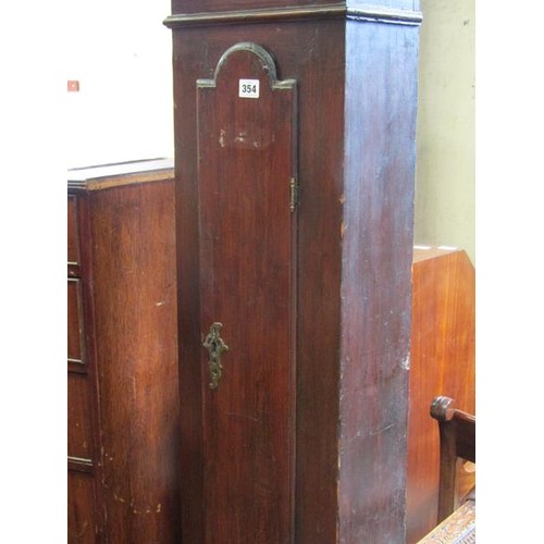 354 - 18c LONGCASE CLOCK