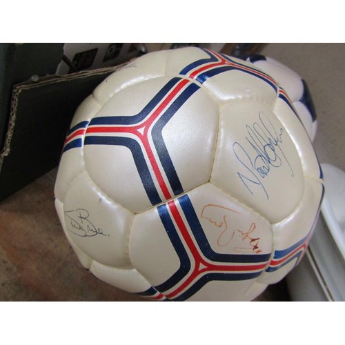 49 - SIGNED FOOTBALLS