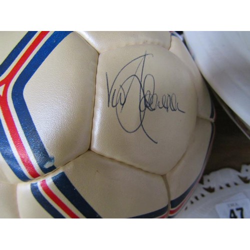 49 - SIGNED FOOTBALLS