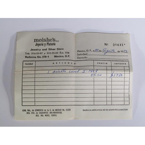 124 - A 14ct gold ring set with rose carved coral setting, size M 1/2, together with a 14ct gold chain wit... 