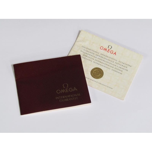 97 - An Omega Quartz ladies 9ct gold cased wristwatch, total 23.6g.