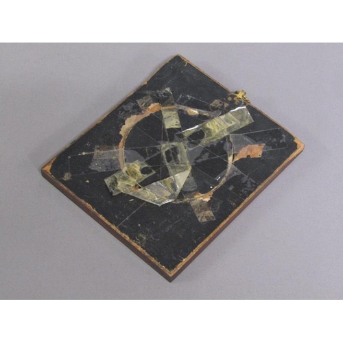 85 - Unsigned - A mid 19c portrait of a lady, circular framed and glazed, 7cm diam.