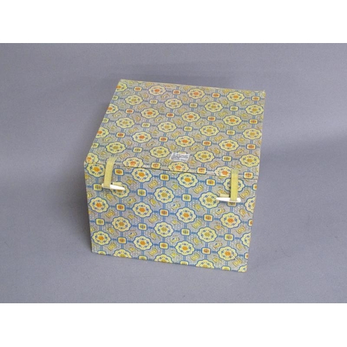 81 - A pair of Oriental stone and cloisonne peony trees, the leaves carved with Chinese jade, rose quartz... 