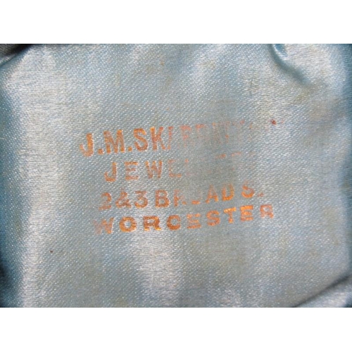 65 - A pair of Victorian miniature steel nut crack brooch, registration number for 1885, 4.5cm l.