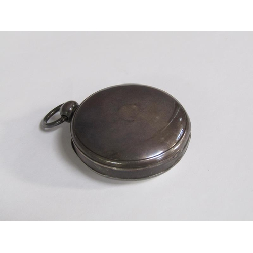 95 - A mid 19c silver cased verge pocket watch, the movement signed C.Sorg, Old Kent Road, London and hav... 