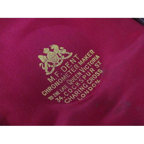 96 - A late 19c key wind chronograph pocket watch, the three quarter plate movement having a cylinder esc... 