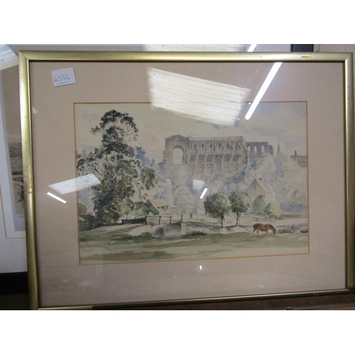 50 - FRAMED ENGRAVINGS AND WATERCOLOURS