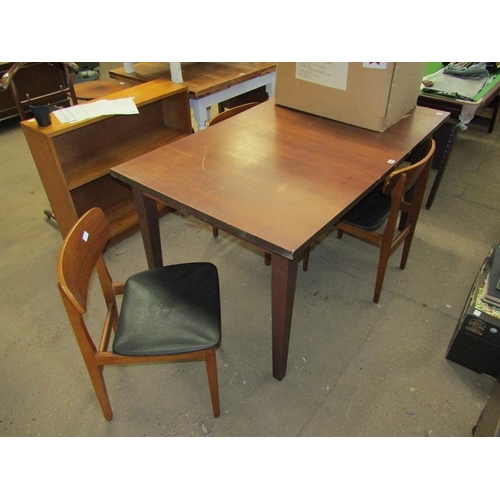 688 - TEAK DINING TABLE AND CHAIRS