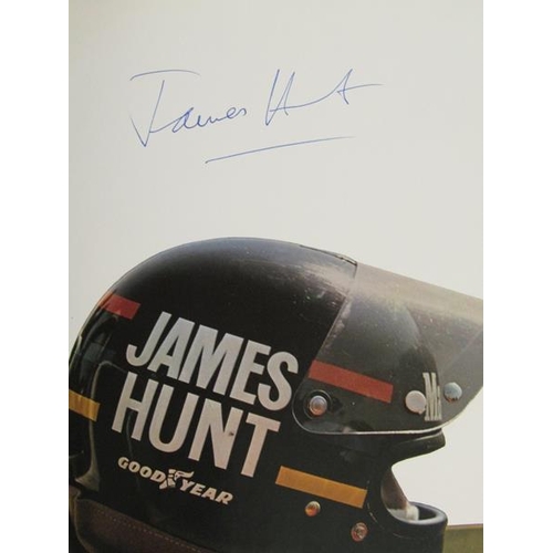 1181C - JAMES HUNT, AGAINST ALL ODDS, BOOK.  SIGNED