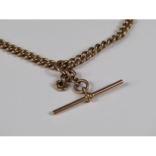 1431 - 9ct GOLD WATCH CHAIN 37g