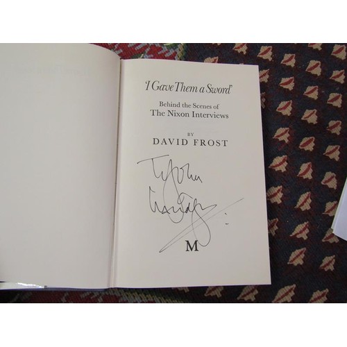 1182 - COLLECTION OF SIGNED BOOKS TO INC. JAMES HERRIOT, HAROLD WILSON ETC.