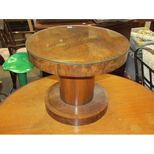 791 - ART DECO WALNUT COFFEE TABLE