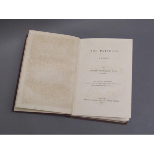 A book The Princess, a Medley by Alfred Tennison with twenty six