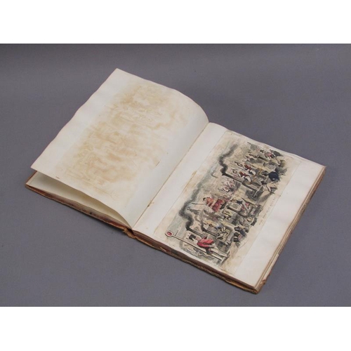 15 - A book - The Scrapbook of Catherine Elizabeth Espinasse, December 1851, containing cut out prints, w... 