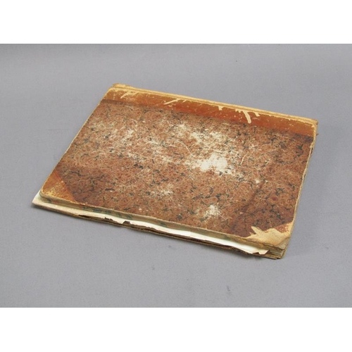 15 - A book - The Scrapbook of Catherine Elizabeth Espinasse, December 1851, containing cut out prints, w... 