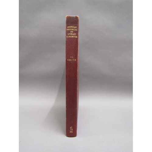 18 - A book - American Historical and Literary Curiosities relating to Columbus and original documents of... 